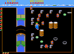 画像ギャラリー No.006のサムネイル画像 / ダチョウがカメをキックして敵を倒す。ニチブツのACTゲーム「ダチョラー」がアーケードアーカイブスで9月25日配信