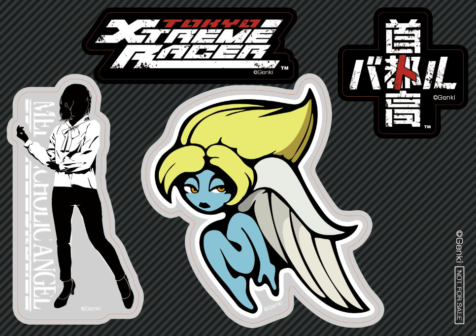 PS5版「首都高バトル」,パッケージ版初回購入者特典はオリジナルライバルステッカーに決定。4種のデザインから1枚をランダムでプレゼント