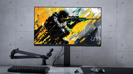 画像ギャラリー No.002のサムネイル画像 / MSYがFPSゲーマー向け製品「THE SHOOTER」シリーズを始動。第1弾は量子ドット液晶+Mini LEDの24.5インチディスプレイ