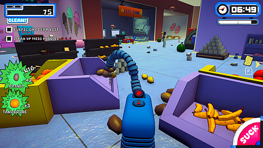 画像ギャラリー No.007のサムネイル画像 / 吸って，壊して，また吸い込む。自我を持った掃除機を操る「ACUVAC: A Suck and Blow Adventure」（ほぼ日 インディーPick Up！）