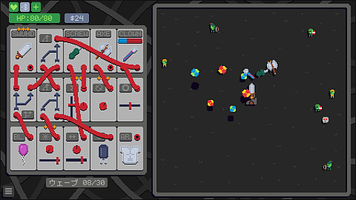画像ギャラリー No.005のサムネイル画像 / 配線で武器を“プログラム”するローグライクオートバトラー「Wireworks」（ほぼ日 インディーPick Up！）