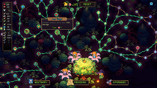 画像ギャラリー No.008のサムネイル画像 / ビルドの試行錯誤で殲滅力をあげていくやりこみ型のタワーディフェンス「Tangy TD」（ほぼ日 インディーPick Up！）