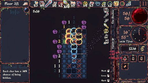 画像ギャラリー No.017のサムネイル画像 / 呪われたダンジョンにノノグラムで挑む「CiniCross」(ほぼ日 インディーPick Up!)