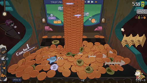 画像ギャラリー No.006のサムネイル画像 / コインも時間も飛ぶローグライクなコイン落とし「RACCOIN」（ほぼ日 インディーPick Up！）