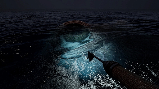 画像ギャラリー No.004のサムネイル画像 / チラズアート新作「UMIGARI | ウミガリ」，Steamで配信開始。奇妙な魚が現れる霧深い海を探索する一人称視点の銛漁ゲーム