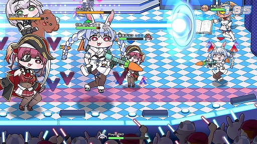 画像ギャラリー No.005のサムネイル画像 / ホロライブ3期生を操作して最大4人で乱戦を繰り広げるオンライン対戦ACT「ホロライブファンタジーバトル」，8月7日にリリース決定
