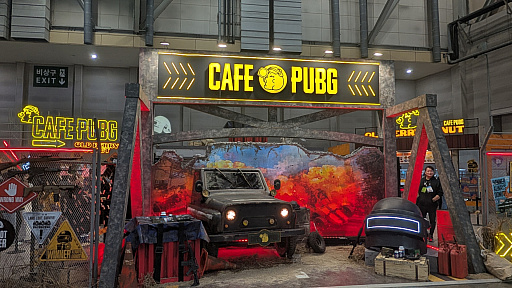 Imagem em miniatura da Galeria de Imagens nº 005 / Gostei das atrações do “Pal World Mobile” e dos donuts de colaboração do “CAFÉPUBG”. Reportagem sobre o estande da KRAFTON[G-STAR 2025]