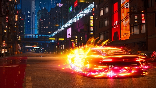 画像ギャラリー No.007のサムネイル画像 / ポリゴン・ピクチュアズ制作のアニメと融合したレースゲーム「Screamer」発売。サイバーパンクな世界で過激なレースに挑め