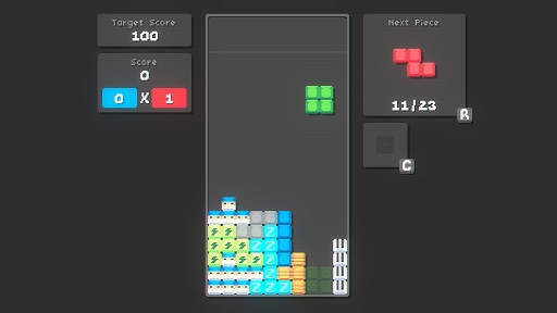 画像ギャラリー No.005のサムネイル画像 / ローグライク落ちものパズル「Stackflow」が正式リリース。戦略を一変させるブロックを使って狂ったコンボをつなげよう