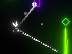 左右2本のフックを駆使する高難度2Dワイヤーアクションゲーム「アルカビット」をプレイ