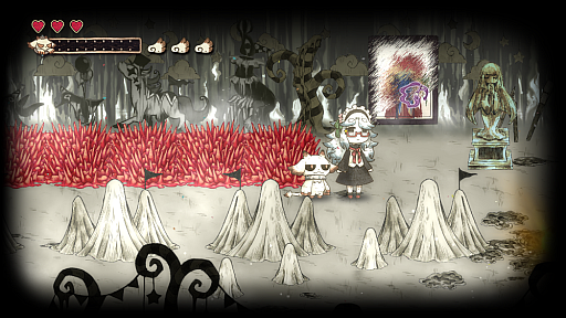 画像ギャラリー No.011のサムネイル画像 / 「シニガミ姫と異書館ノ怪物」，新キャラクター「道化画家の少女／落書き姫」と「ヤギ牧場の少女」の情報を公開