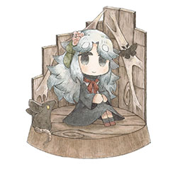 画像ギャラリー No.007のサムネイル画像 / 「シニガミ姫と異書館ノ怪物」,モノとメェルらメインキャラクターが持つ新たな能力が公開に