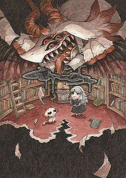 画像ギャラリー No.001のサムネイル画像 / 「シニガミ姫と異書館ノ怪物」,物語の拠点「異書館」で暮らす奇妙な住民たちを紹介。体験版も配信開始