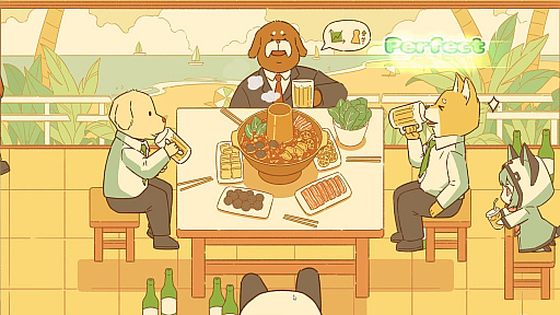 画像ギャラリー No.008のサムネイル画像 / 動物たちの日常をテーマにしたシンプル操作のリズムゲーム「リズムアニマルカフェ」,10月13日に発売