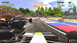 画像ギャラリー No.005のサムネイル画像 / 初心者から上級者まで楽しめるレースゲーム「4PGP」，本日発売。1990年代のアーケードレースゲームの雰囲気で，白熱のレースに挑戦しよう