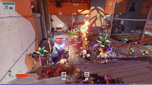 画像ギャラリー No.003のサムネイル画像 / オフィスチェアに乗って暴れまわるローグライクTPS「Last Man Sitting」，Steamで3月31日に発売決定