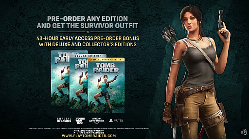 画像ギャラリー No.001のサムネイル画像 / 初代「トゥームレイダー」のリイマジン作品「Tomb Raider: Legacy of Atlantis」の発売日が2027年2月12日に決定。3種類のエディションを用意