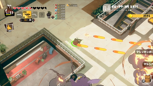 画像ギャラリー No.026のサムネイル画像 / ［プレイレポ］「DAMON and BABY」，子連れ魔王のユーモラスかつハードボイルドな珍道中をツインスティックシューターで描く