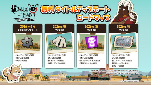 画像ギャラリー No.002のサムネイル画像 / 不思議な子供から離れられない魔王が，呪いを解くために冒険する。アクションADV「DAMON and BABY」，PC/PS/Switch向けにリリース