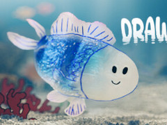 ������ʪ������Ϥʤɹ����ʤ�Τ������ƿ������夲�륵��ɥܥå�����Drawquarium�ס�Steam���ȥ��ڡ����������