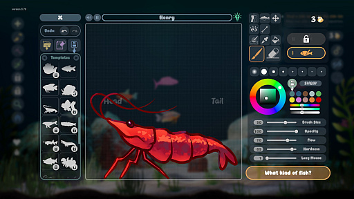 画像ギャラリー No.005のサムネイル画像 / 自分が描いた魚をアクアリウムで泳がせるゲーム「Drawquarium」，11月13日に発売