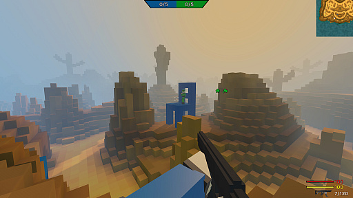 画像ギャラリー No.004のサムネイル画像 / 壊して作れるボクセル戦場で戦いを繰り広げる。オンラインマルチFPS「Brickstrike」,Steamストアページとトレイラーを公開