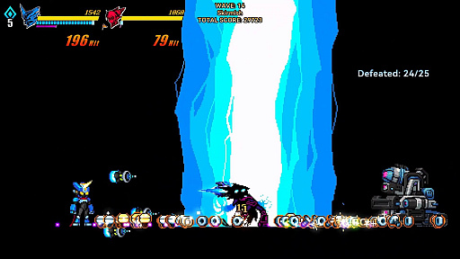 画像ギャラリー No.005のサムネイル画像 / レトロ調ピクセルアートでハイテンポアクション「超アロイクラッシュ」，Steamで早期アクセス開始