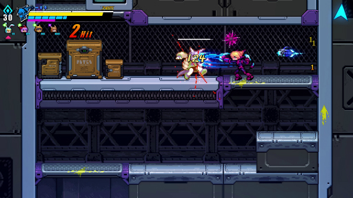 画像ギャラリー No.039のサムネイル画像 / ［プレイレポ］弾けるエフェクトはドット絵の電脳花火！　「超アロイクラッシュ」はローグライクの要素も取り入れた挑戦的な2Dアクションだ