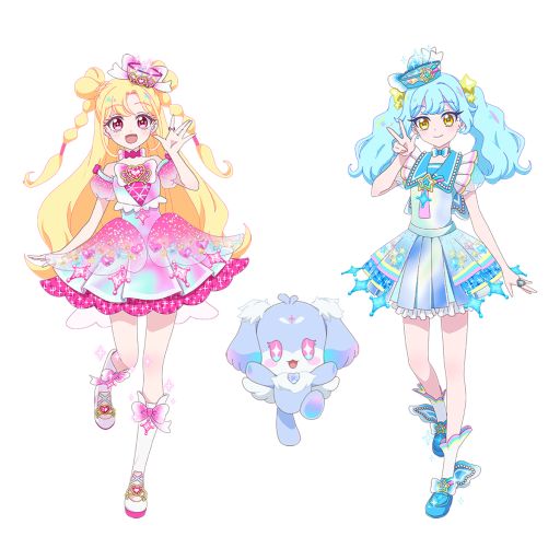 画像ギャラリー No.002のサムネイル画像 / プリティーシリーズの最新作「おねがいアイプリ」,1だんを4月2日に稼動。新たな主人公「いのり」「あおい」が登場