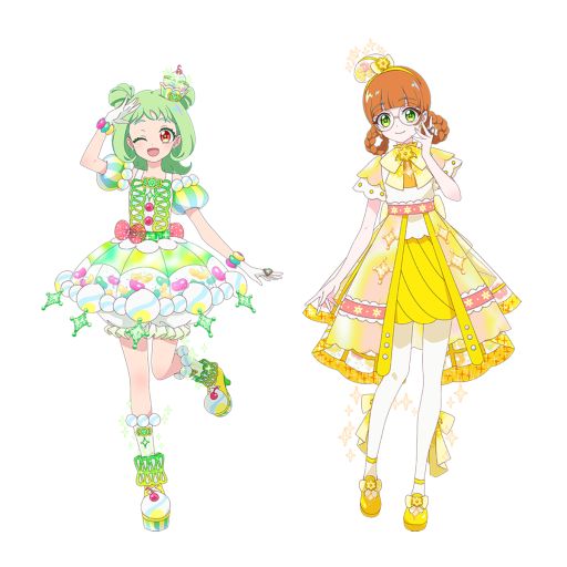 画像ギャラリー No.003のサムネイル画像 / プリティーシリーズの最新作「おねがいアイプリ」,1だんを4月2日に稼動。新たな主人公「いのり」「あおい」が登場