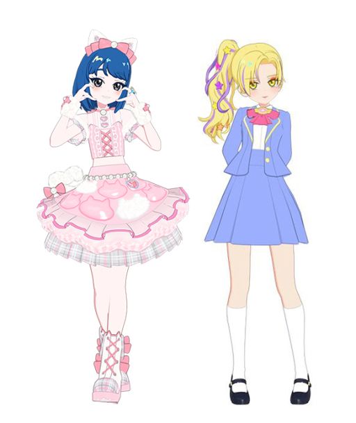 画像ギャラリー No.011のサムネイル画像 / プリティーシリーズの最新作「おねがいアイプリ」,1だんを4月2日に稼動。新たな主人公「いのり」「あおい」が登場