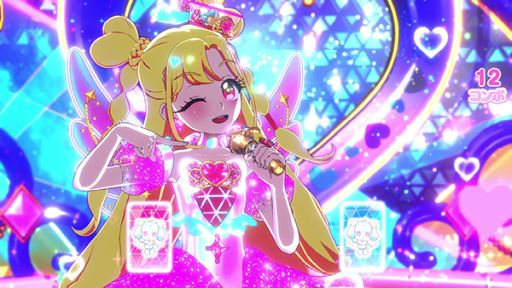 画像ギャラリー No.017のサムネイル画像 / プリティーシリーズの最新作「おねがいアイプリ」,1だんを4月2日に稼動。新たな主人公「いのり」「あおい」が登場