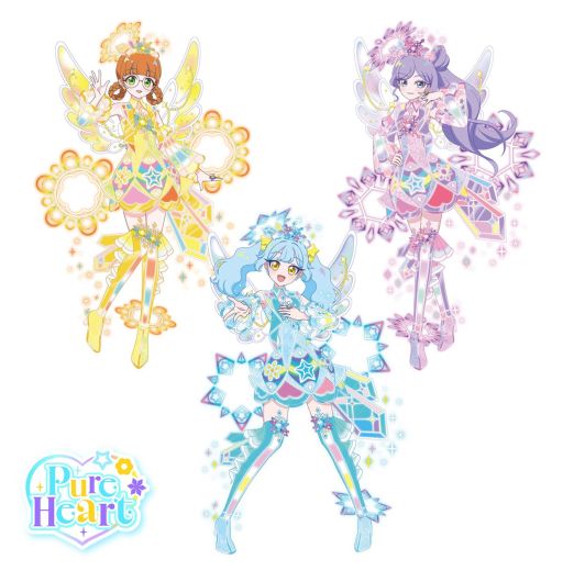 画像ギャラリー No.002のサムネイル画像 / 「おねがいアイプリ」,4だんを10月1日に開始。3人チーム「スマイルハート」「ピュアハート」のアイプリカードが登場