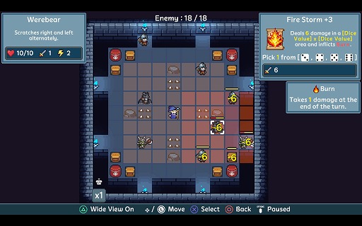 画像ギャラリー No.002のサムネイル画像 / 魔力ゼロ,借金まみれ,手には4つのダイス。ポンコツ魔女がダンジョン攻略に挑む「No Mana, Just Dice」,Steamストアページを公開