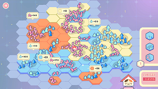 画像ギャラリー No.010のサムネイル画像 / 消えた銀河をタイル1枚から再建する惑星デザインゲーム「バブルガム ギャラクシー」（ほぼ日 インディーPick Up！）