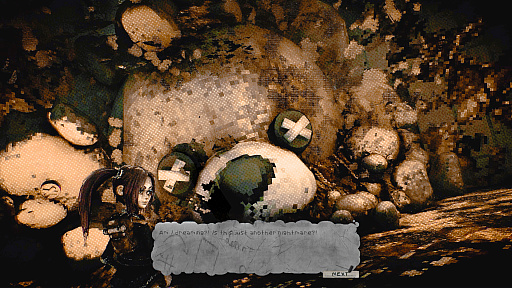 画像ギャラリー No.009のサムネイル画像 / 少女が自らの悪夢から抜け出していくアクションADV「Dithered」,アナウンスティザーを公開