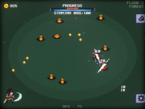 画像ギャラリー No.002のサムネイル画像 / クリックして敵を撃破! 塔の最上階を目指すハックスラッシュ・クリッカーゲーム「OVER THE TOWER」,Steamで配信開始