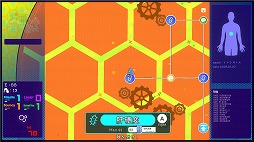 画像ギャラリー No.002のサムネイル画像 / パズルのような弾幕を“解いて”攻略する新作STG「弾幕病の特効薬」,Steamストアページを公開。舞台となるのは患者の体内