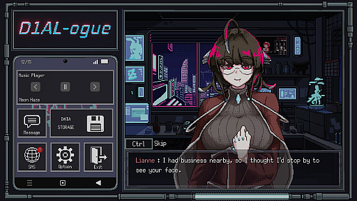 画像ギャラリー No.004のサムネイル画像 / サイバーパンクな世界でアンドロイドを修理するナラティブなパズルゲーム「D1AL-ogue」，2月5日に無料配信