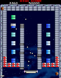 画像ギャラリー No.003のサムネイル画像 / アケアカ版「クエスター」，1月29日配信。1987年にナムコから発売されたブロックくずしゲーム