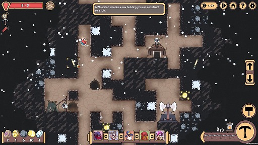 画像ギャラリー No.001のサムネイル画像 / 昼は穴掘り,夜は防衛。鉱山を掘りまくって戦うローグライクアクション&タワーディフェンス「Hold the Mine」,アーリーアクセスを開始