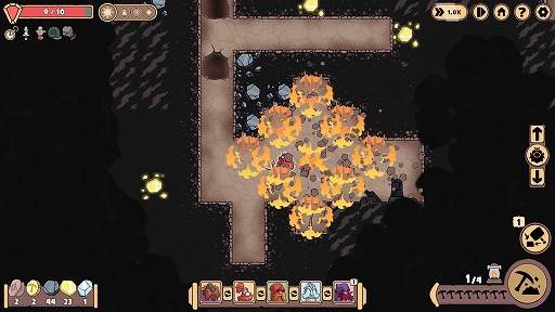 画像ギャラリー No.003のサムネイル画像 / 昼は穴掘り,夜は防衛。鉱山を掘りまくって戦うローグライクアクション&タワーディフェンス「Hold the Mine」,アーリーアクセスを開始