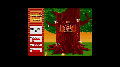 画像ギャラリー No.002のサムネイル画像 / 「EGGコンソール ワンダーランド オブ カーバンクル MSX2」,配信開始。カーバンクルを操作し,ジャンプとショットを駆使して敵と戦うSTG