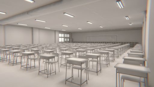 画像ギャラリー No.003のサムネイル画像 / 日本の学校がリミナルスペースに。人の気配が消えた校舎を探索するゲーム「ナフダサガシ」,Steamで配信開始