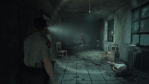 画像ギャラリーNo.001のサムネイル画像 / 血が止まらない！ 15分ごとに死んだり生き返ったりを繰り返す警察官の姿を描く。ホラーアドベンチャー『Fear the Timeloop』日本語版登場