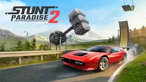 画像ギャラリー No.001のサムネイル画像 / 超加速！ 大ジャンプ！ 大爆発！ ギミック満載で爽快感抜群なカースタントアクション「Stunt Paradise 2」，体験版をSteamで公開