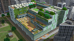 画像ギャラリー No.007のサムネイル画像 / 「A列車で行こう9 Evolution」，緑化建物群やデータセンター，都市交通の中心となる駅などゲーム内に登場する建物情報が公開に