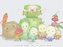 「やさいのようせい N.Y.SALAD」初の公式アプリゲームが配信決定。天野嘉孝氏の画集を映像化したアニメ作品