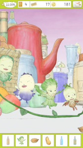 画像ギャラリー No.008のサムネイル画像 / 「やさいのようせいのさがしもの」，スマホ向けにリリース。天野喜孝氏の画集「N.Y.SALAD」を原作とするアニメを題材とした初めてのゲーム