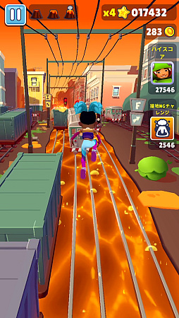 画像ギャラリー No.018のサムネイル画像 / ランニングアクションの決定版がApple Arcadeでリリース！　広告・課金ナシで無限に走れる「Subway Surfers+」（今日から始めろApple Arcade #60）